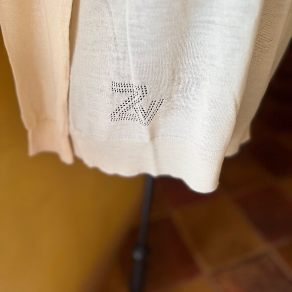 NWT! Zadig & Voltaire Gaby Heart Intarsia Sweater – Ecru – Size Small - Picture 10 of 15